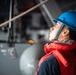 2nd Division Sailors launch rigid-hull inflatable boat