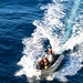 2nd Division Sailors launch rigid-hull inflatable boat