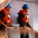 2nd Division Sailors launch rigid-hull inflatable boat