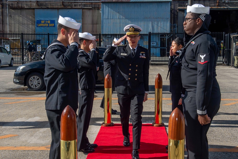 Republic of Singapore Navy Visits USS Blue Ridge