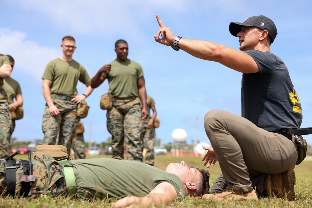 Marines on Camp Blaz participate in TCCC Training