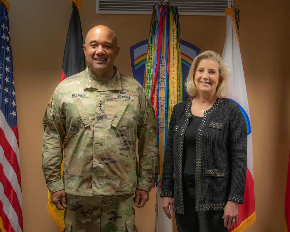 Secretary of the Army, Hon. Christine Wormuth in Wiesbaden