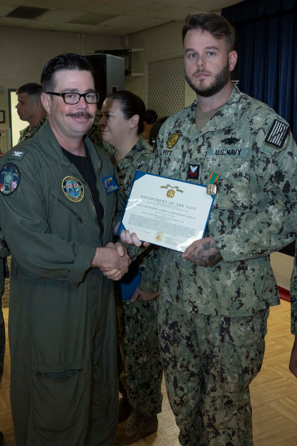 Awards at Quarters in Diego Garcia