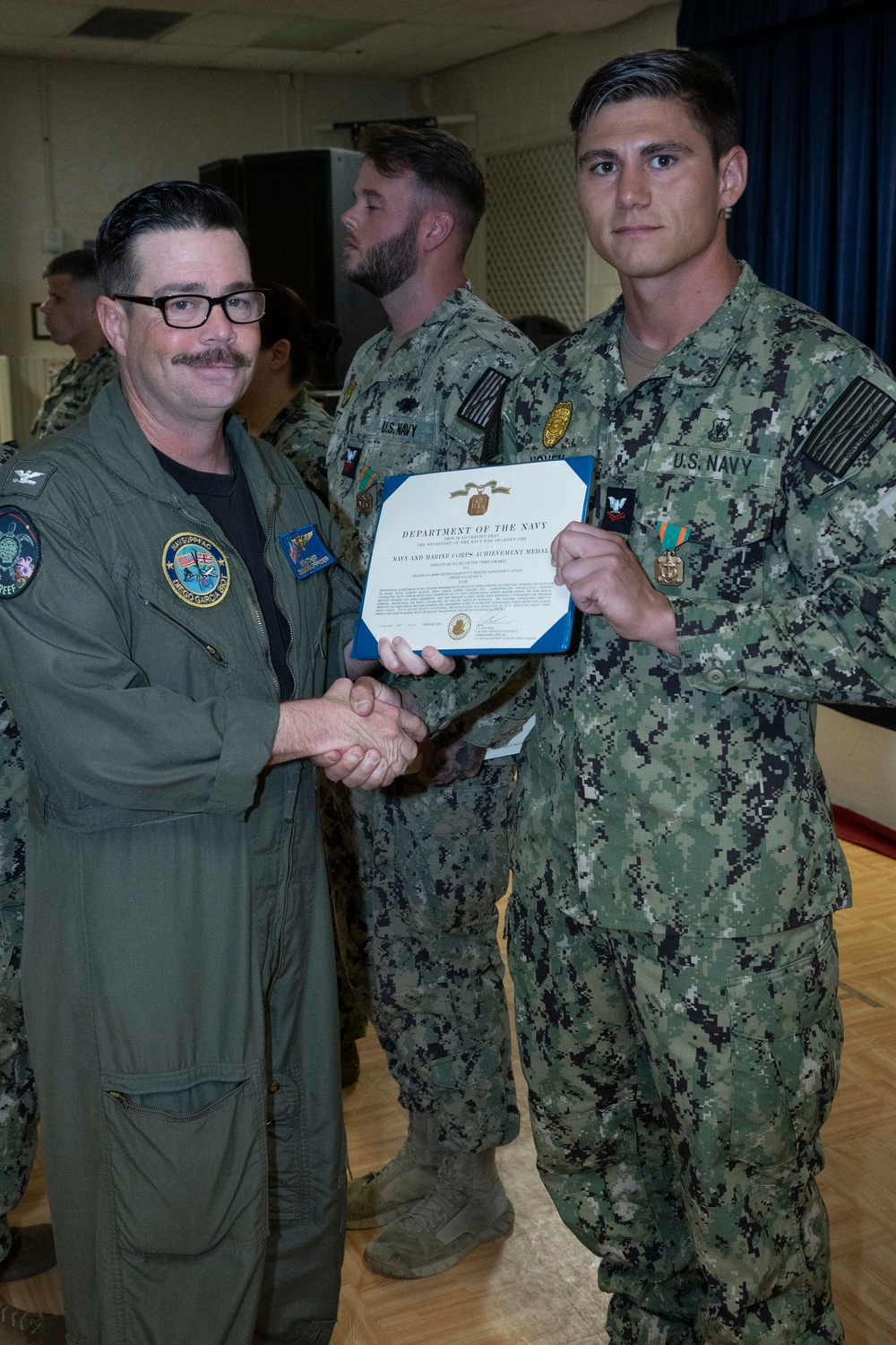 Awards at Quarters in Diego Garcia