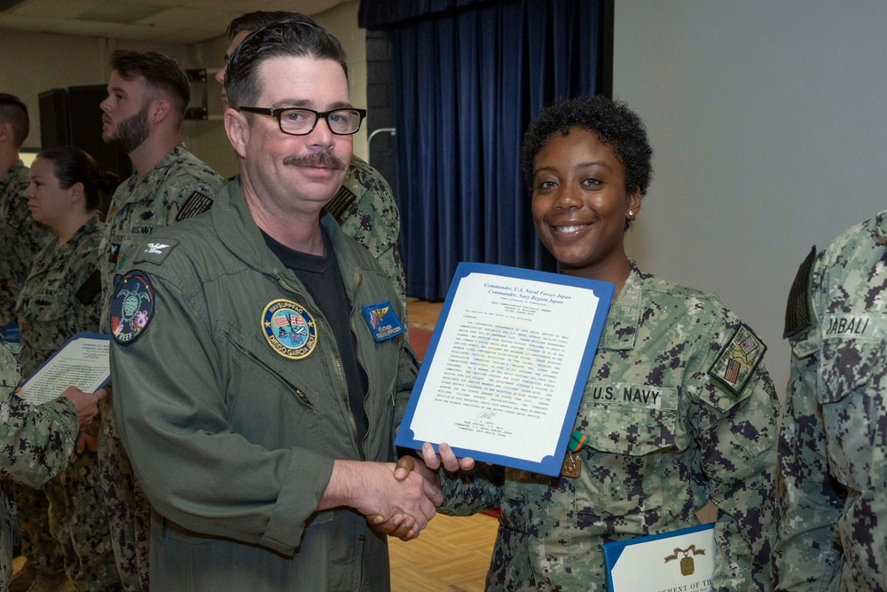 Awards at Quarters in Diego Garcia