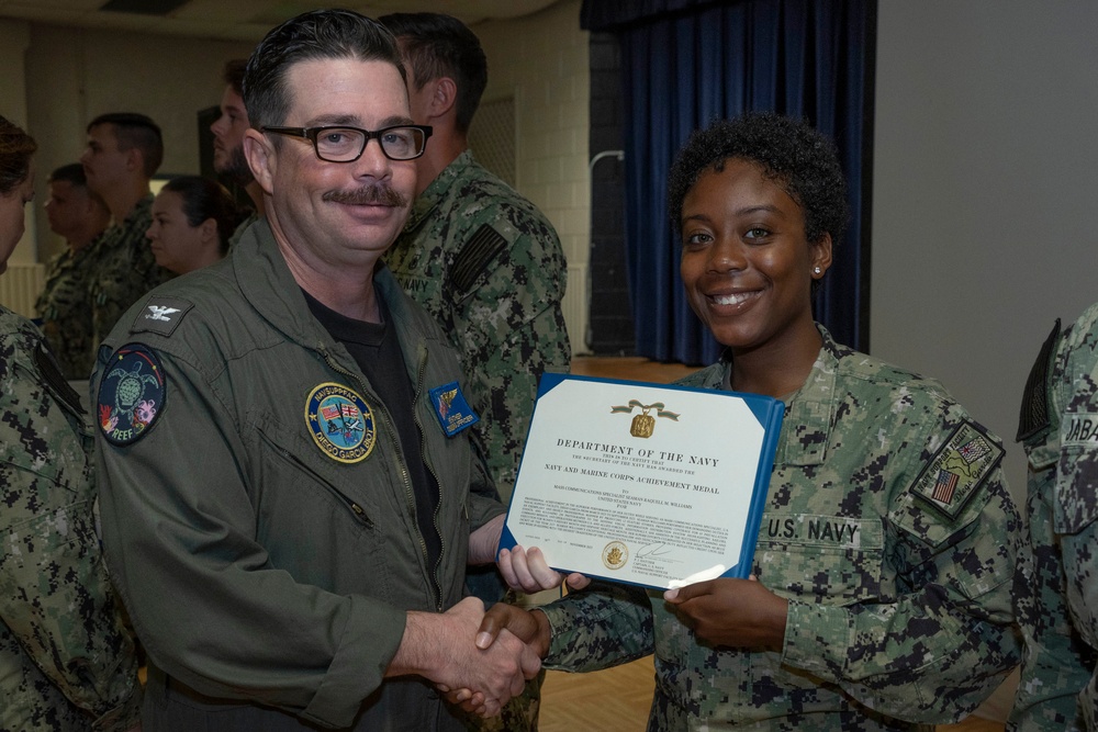 Awards at Quarters in Diego Garcia