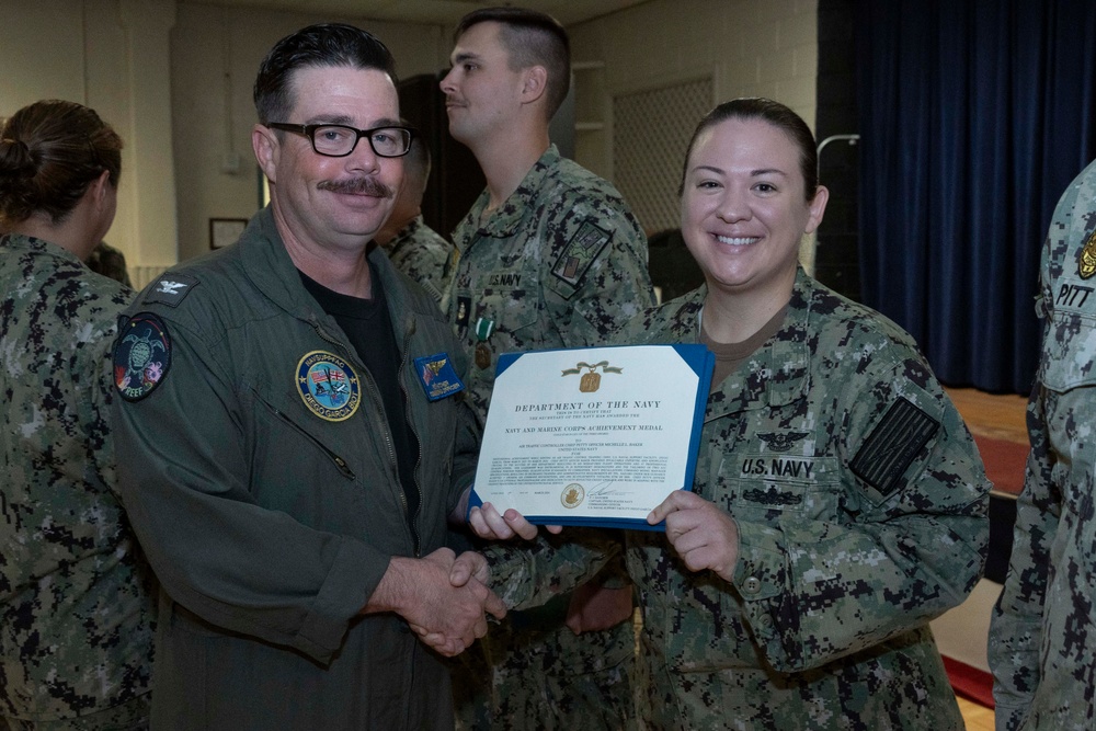 Awards at Quarters in Diego Garcia