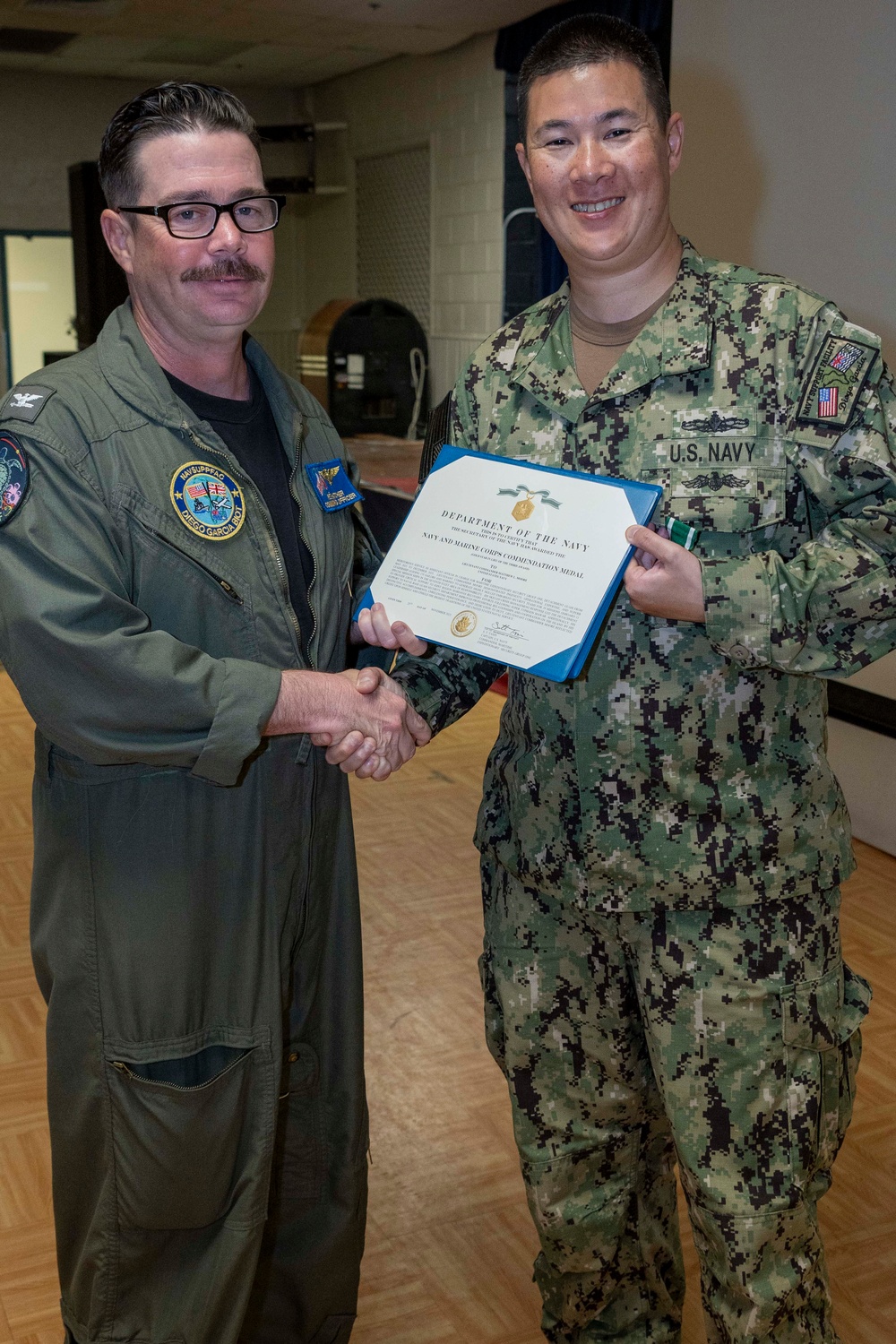 Awards at Quarters in Diego Garcia