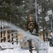 U.S. Marines with 2nd Marine Aircraft Wing set up concertina wire in preparation for Exercise Nordic Response 24