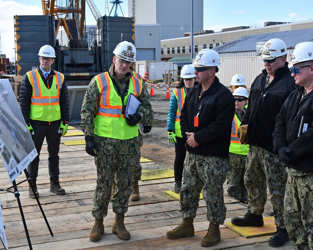 VCNO Adm. Jim Kilby Visits Portsmouth Naval Shipyard