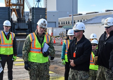 VCNO Adm. Jim Kilby Visits Portsmouth Naval Shipyard
