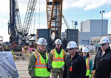 VCNO Adm. Jim Kilby Visits Portsmouth Naval Shipyard