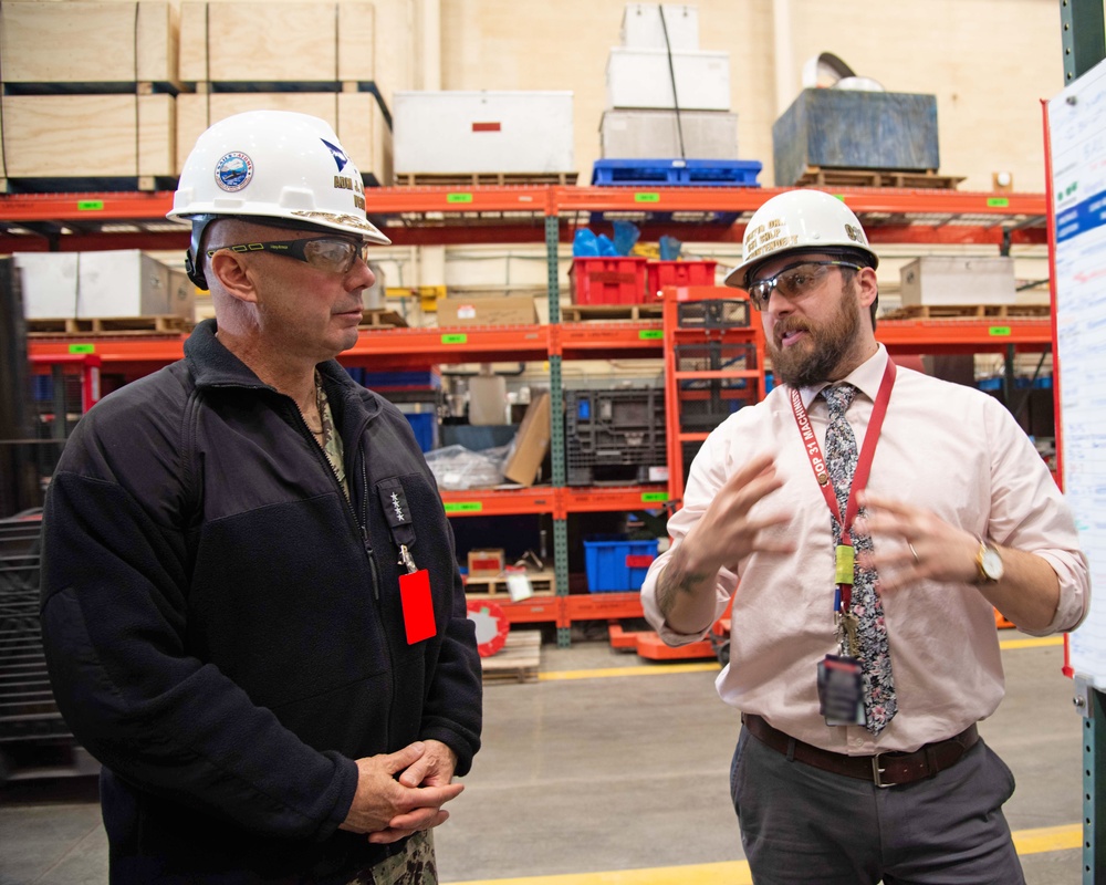 VCNO Adm. Jim Kilby Visits Portsmouth Naval Shipyard