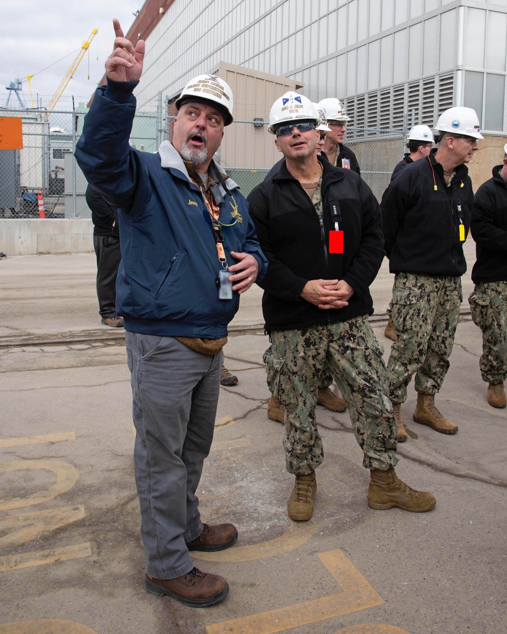 VCNO Adm. Jim Kilby Visits Portsmouth Naval Shipyard