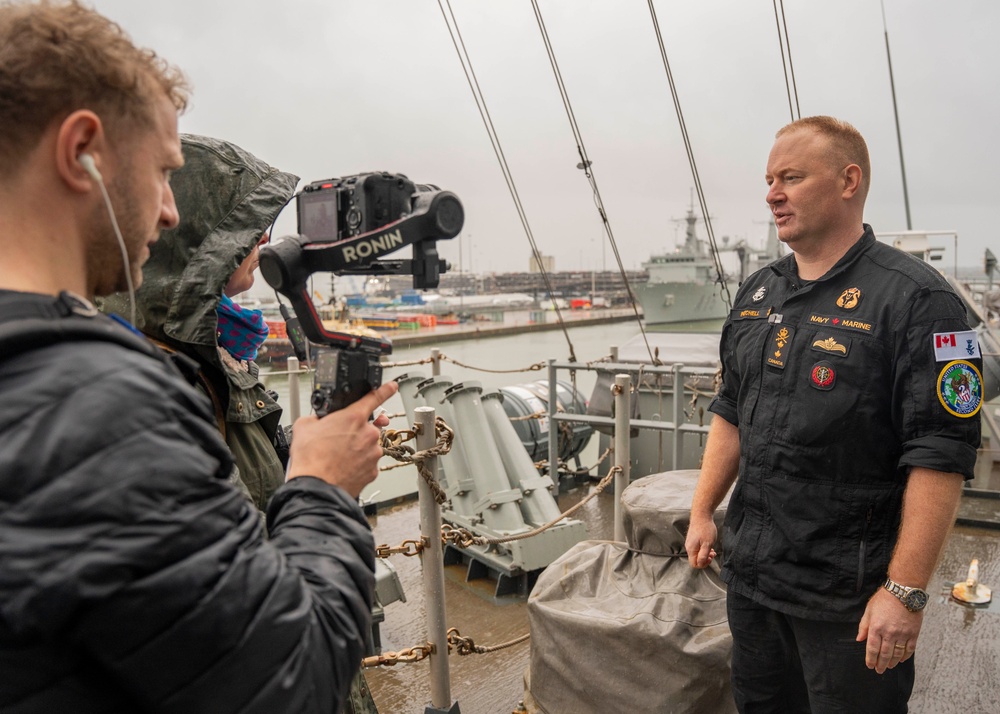 CTF-N commander participates in media day for Steadfast Defender