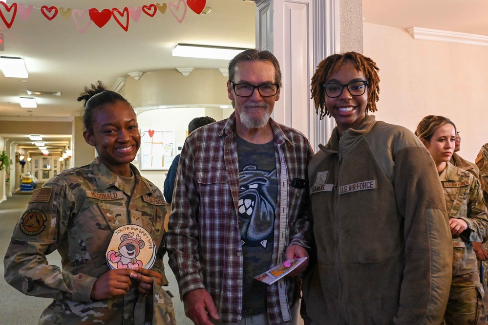 Heartfelt Connections: Airmen deliver Valentines to Veterans
