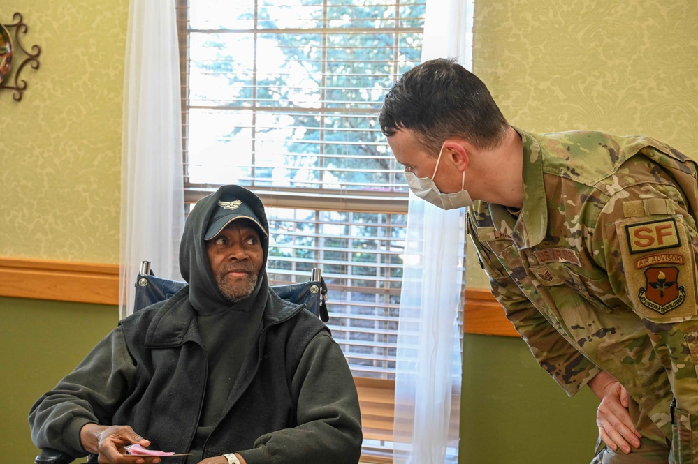 Heartfelt Connections: Airmen deliver Valentines to Veterans