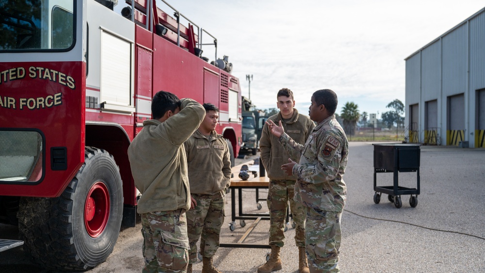 Vehicle Maintenance Students at the 346 TRS