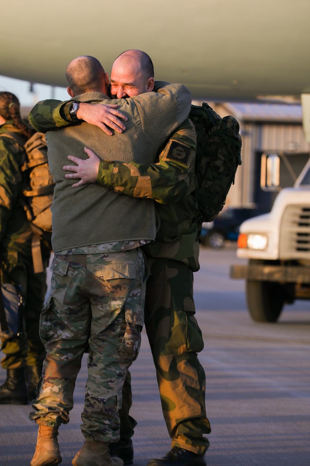 The Norwegian Home Guard Land at 133rd Air Wing for 51st NOREX