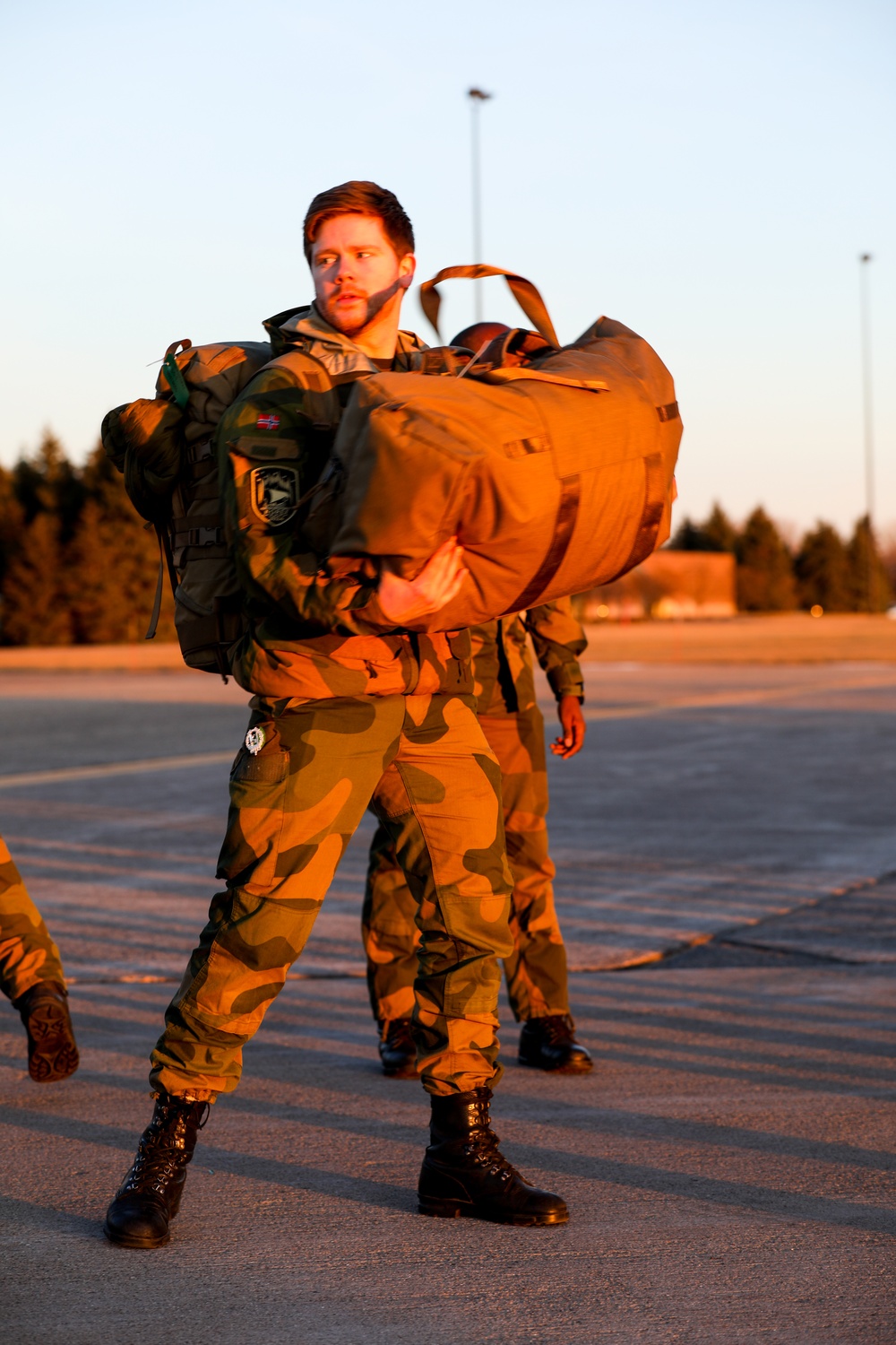 The Norwegian Home Guard Land at 133rd Air Wing for 51st NOREX