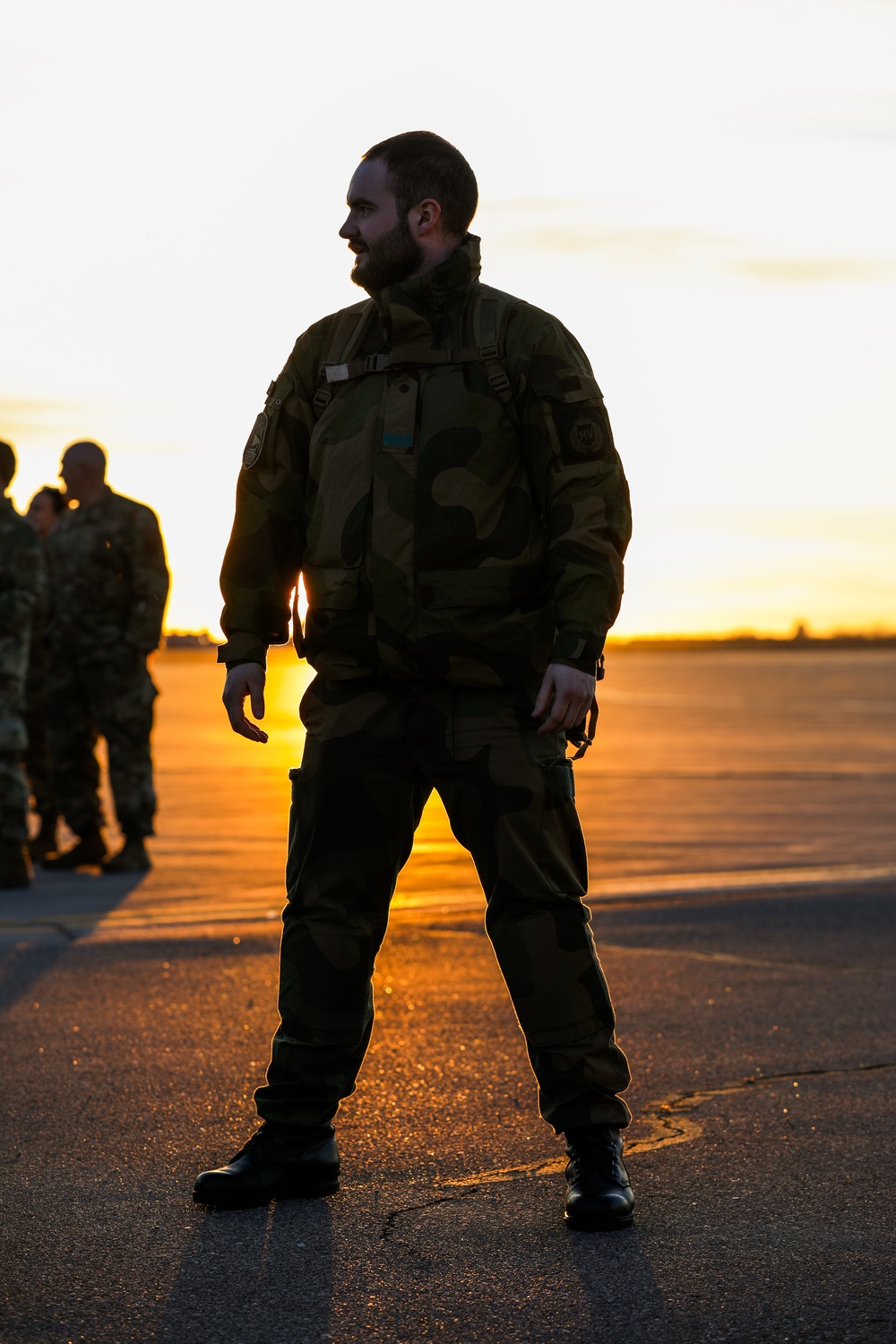 The Norwegian Home Guard Land at 133rd Air Wing for 51st NOREX