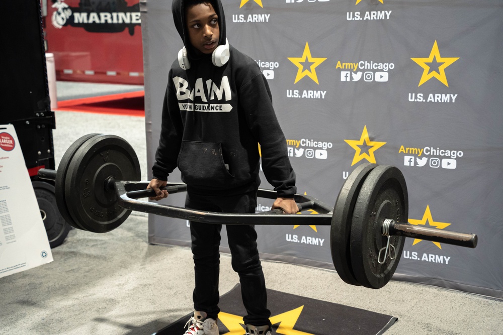 U.S. ARMY PARTICIPATES IN THE CHICAGO AUTO SHOW