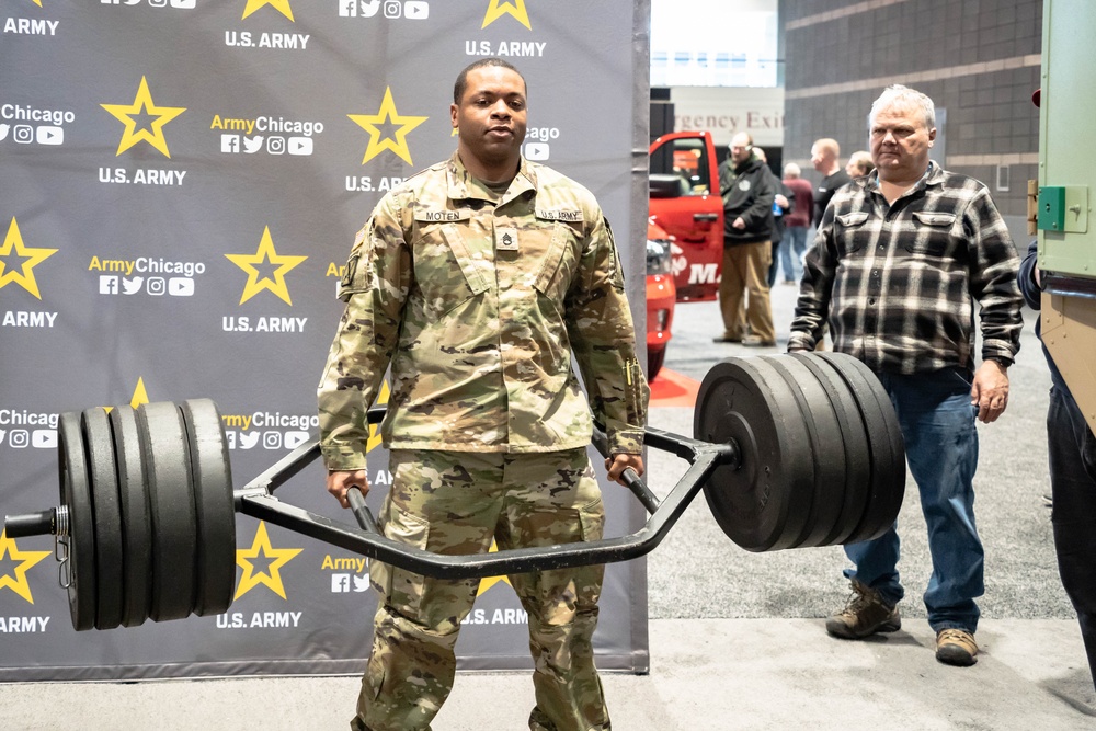 U.S. ARMY PARTICIPATES IN THE CHICAGO AUTO SHOW