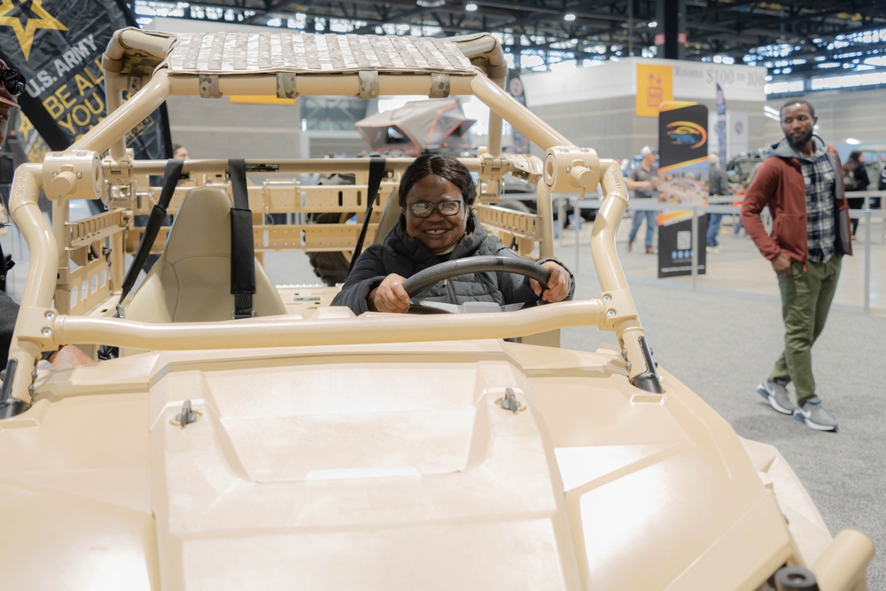 U.S. ARMY PARTICIPATES IN THE CHICAGO AUTO SHOW