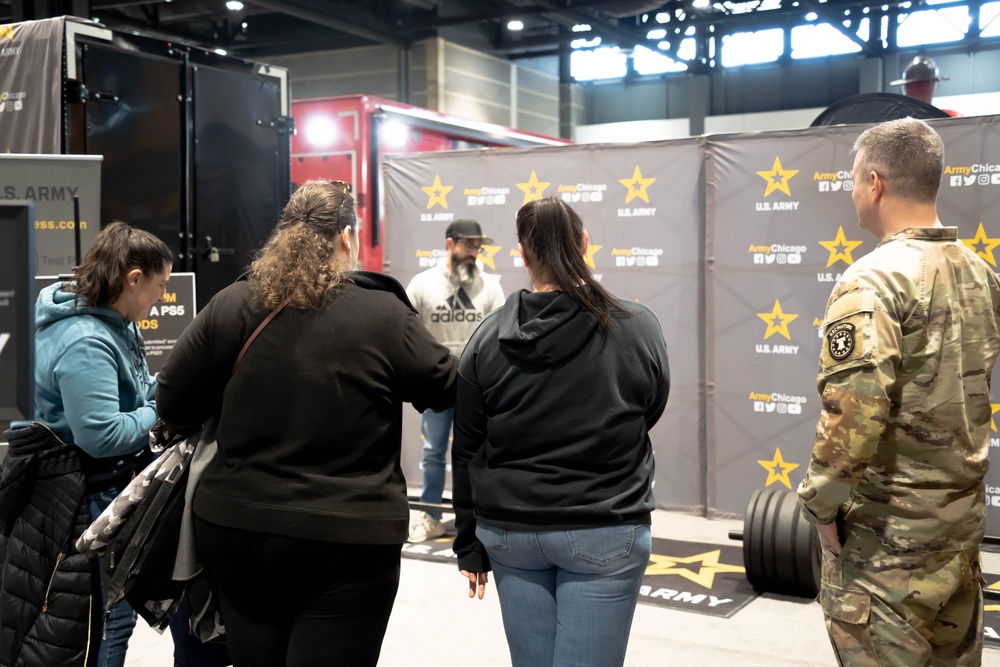 U.S. ARMY PARTICIPATES IN THE CHICAGO AUTO SHOW