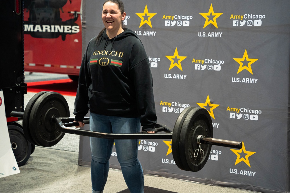 U.S. ARMY PARTICIPATES IN THE CHICAGO AUTO SHOW