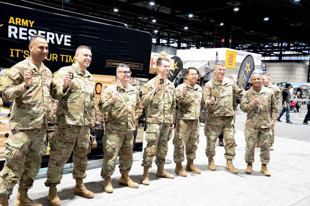 U.S. ARMY PARTICIPATES IN THE CHICAGO AUTO SHOW