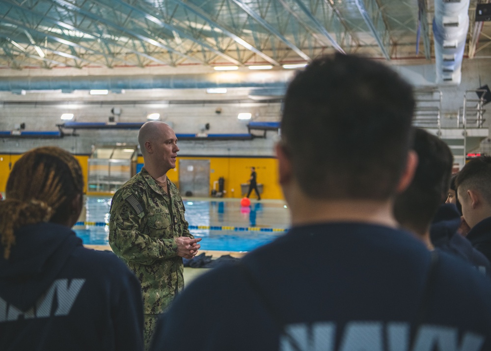 Navy Junior ROTC Students Tour Recruit Training Command