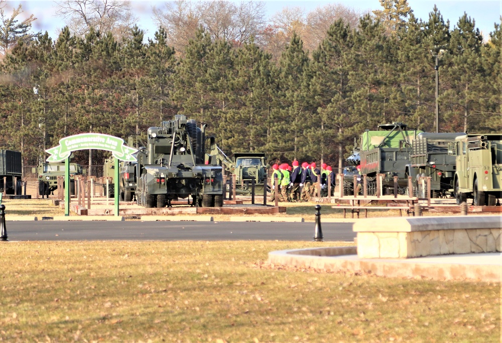 Wisconsin Challenge Academy students visit Fort McCoy Commemorative Area