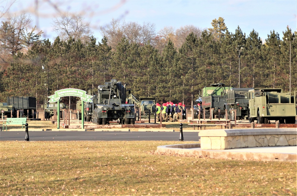 Wisconsin Challenge Academy students visit Fort McCoy Commemorative Area