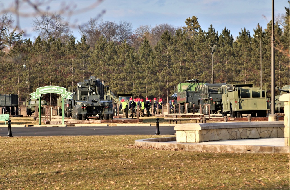 Wisconsin Challenge Academy students visit Fort McCoy Commemorative Area