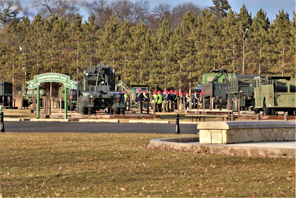 Wisconsin Challenge Academy students visit Fort McCoy Commemorative Area