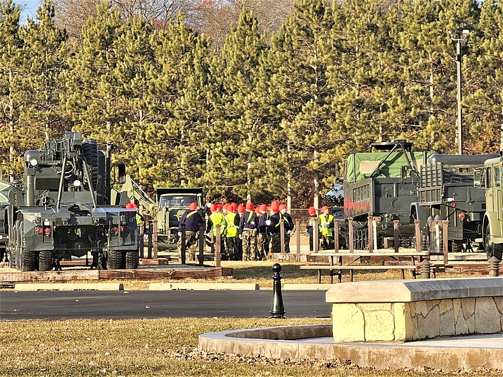 Wisconsin Challenge Academy students visit Fort McCoy Commemorative Area