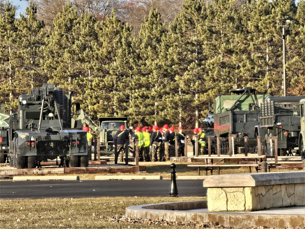 Wisconsin Challenge Academy students visit Fort McCoy Commemorative Area