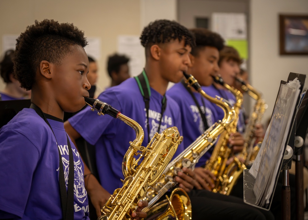 Tinker K-8 School commemorates Black History Month at MacDill