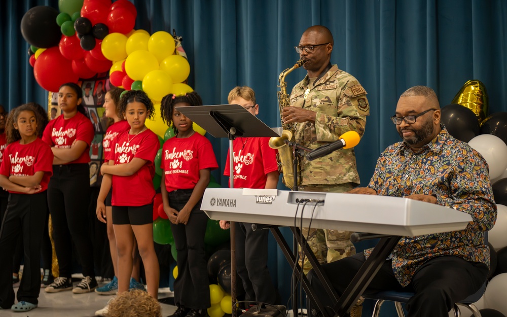 Tinker K-8 School commemorates Black History Month at MacDill