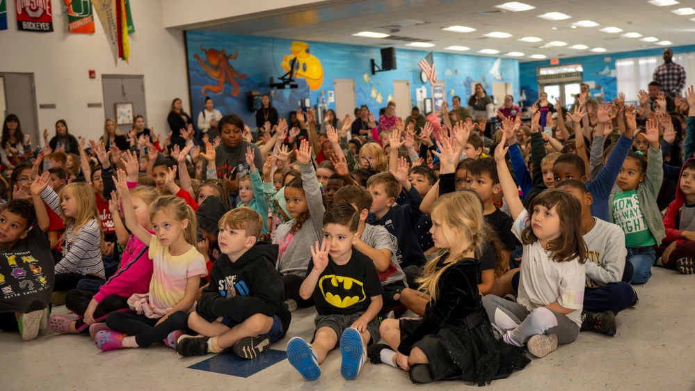 Tinker K-8 School commemorates Black History Month at MacDill