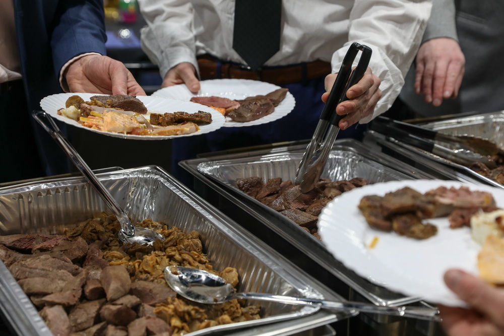 Norwegian Home Guard Hosts Norwegian Meal at Camp Ripley for NOREX 51