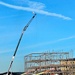 Fort McCoy’s third barracks project taking shape into late February; steel framework continues