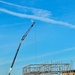 Fort McCoy’s third barracks project taking shape into late February; steel framework continues