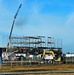 Fort McCoy’s third barracks project taking shape into late February; steel framework continues