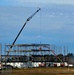 Fort McCoy’s third barracks project taking shape into late February; steel framework continues