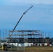 Fort McCoy’s third barracks project taking shape into late February; steel framework continues