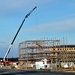 Fort McCoy’s third barracks project taking shape into late February; steel framework continues