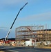 Fort McCoy’s third barracks project taking shape into late February; steel framework continues