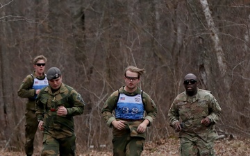 The Norwegian Home Defense Youth Complete a Biathlon Event During the 51st NOREX at Camp Ripley